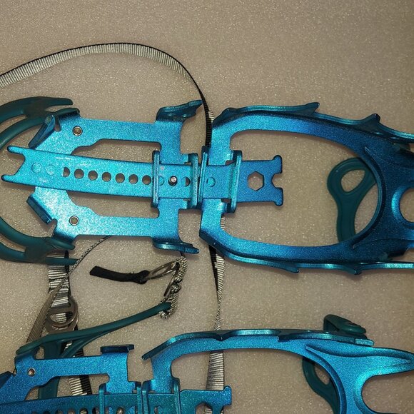 BRS Anti-slip 14-Teeth Ice Snow Climbing Cleats Crampons Gripper NEW - Picture 9 of 16